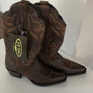Brown, 6B J.B Dillon Cowboy Boots